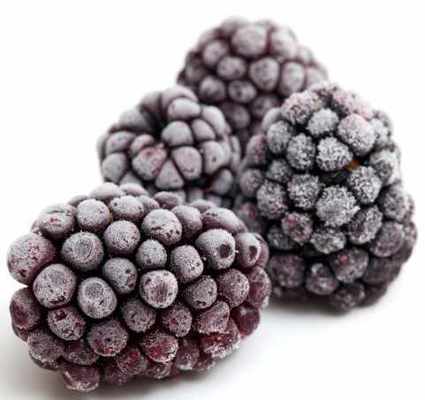 Buah Beri Brix Tinggi IQF Beku Blackberry untuk Jus Selai Topping