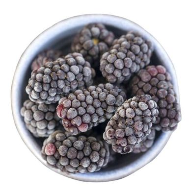 Buah Murbei Beku IQF Organik, Blackberry Manis dan Raspberry dalam Kemasan Karton Curah Pola Utuh