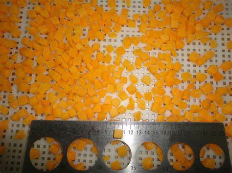 Buah Persik Kuning Organik IQF Potongan Kemasan Curah Buah Beku Pulp Air Utuh Kubus dan Setengah Rasa Manis Diawetkan 0