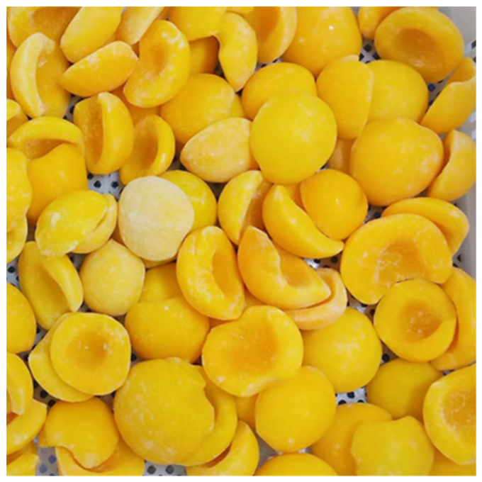 Kualitas Terbaik 10KG Frozen Bulk Belahan Buah Persik Kuning - Ideal untuk Pengalengan & Ekspor 1