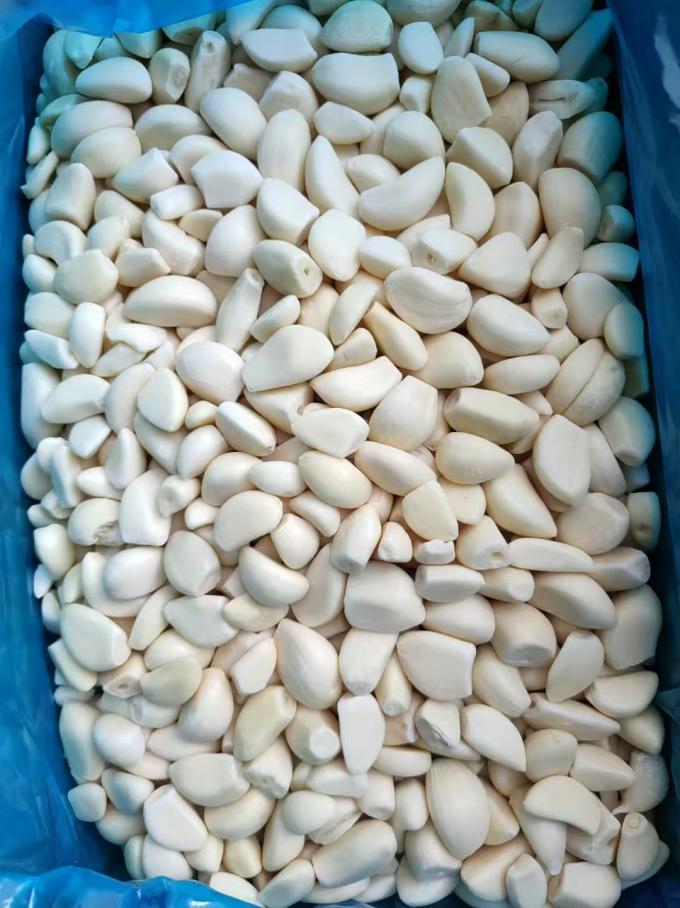 Produk Panas Harga Pabrik Warna Putih BRC Sertifikat HACCP Sayuran beku IQF Bawang putih organik 0