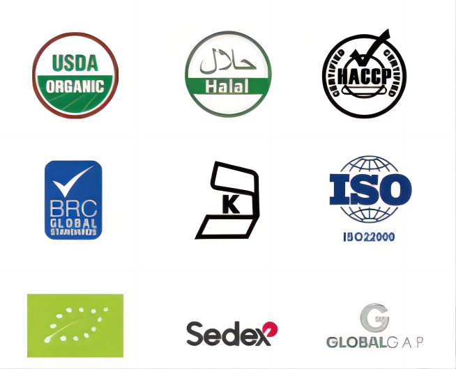 Produk Panas Harga Pabrik Warna Putih BRC Sertifikat HACCP Sayuran beku IQF Bawang putih organik 6