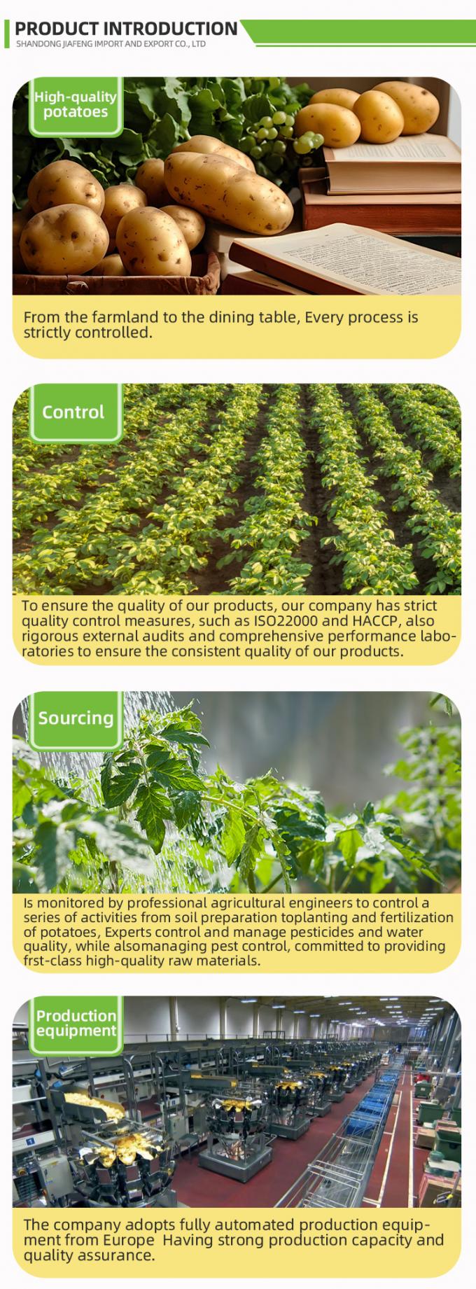 Automatic Frozen French Fries Frozen French Fries Organic IQF French Potato Fries Bulk Packaging 10 Kg Bahan segar 2