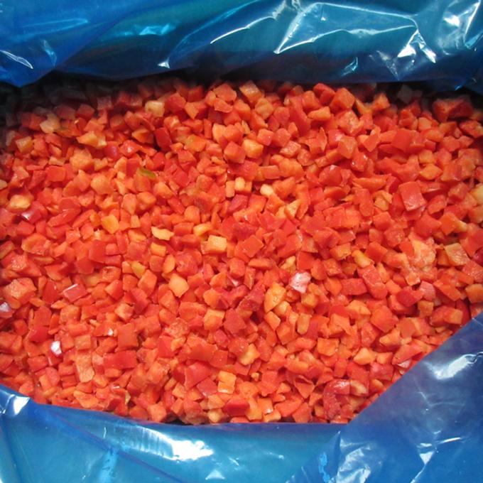 Pemasok China Pemrosesan IQF Sayuran Beku Potongan Paprika Merah Manis dalam Jumlah Besar Sayuran Beku 0