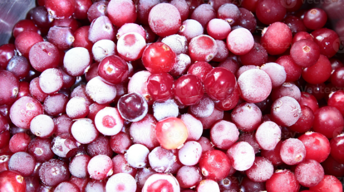 Hot Sell New Crop Iqf Beku Bulk Red Lingonberry dalam Buah Beku Bulk Packing 0